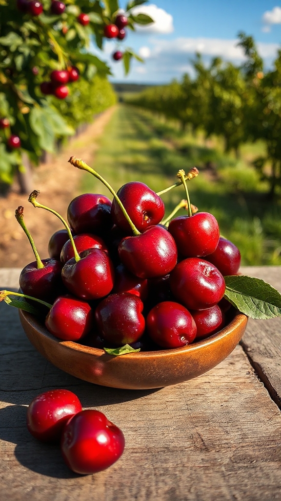 michigan tart cherry harvest