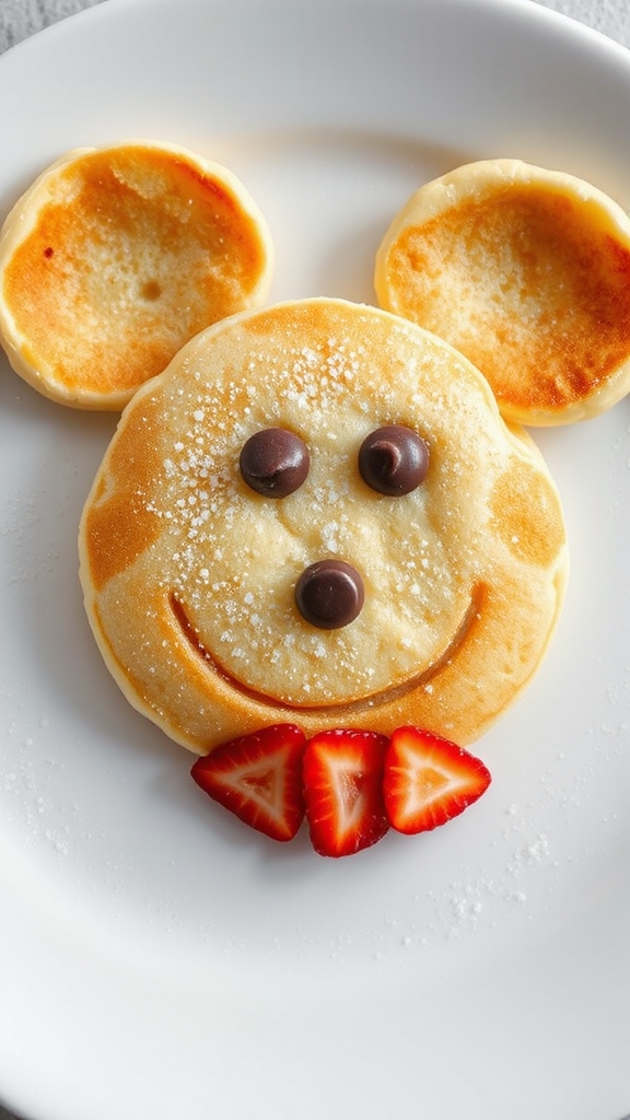mickey mouse american breakfast