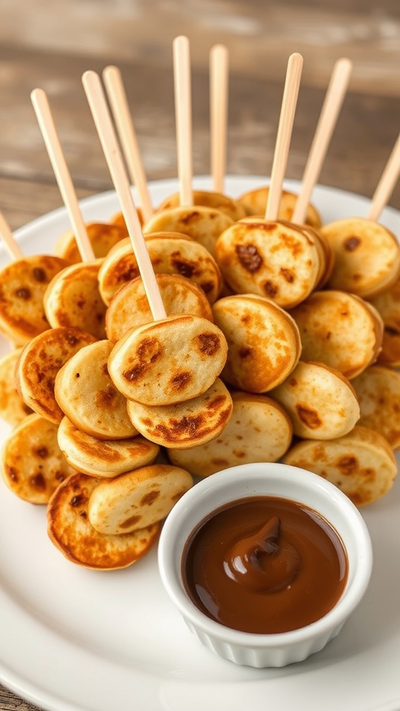 mini black bean skewers