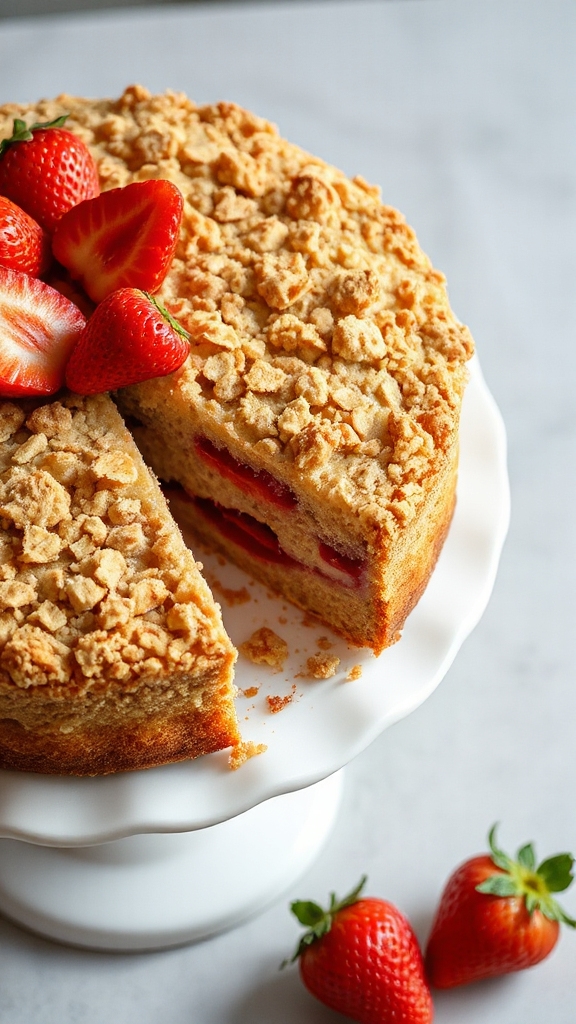 minnesota strawberry streusel crumb
