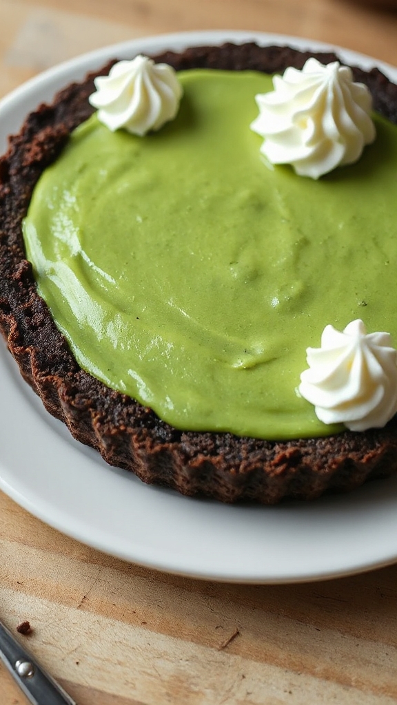mint chocolate creamy pie