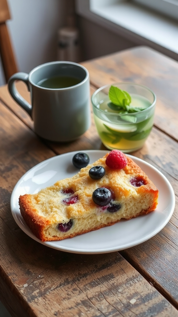 mint tea enhances dessert experience