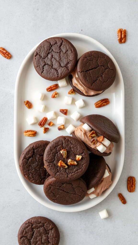 mississippi mud pie sandwiches