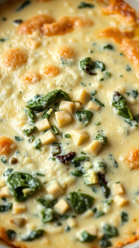 mix bake spinach dip
