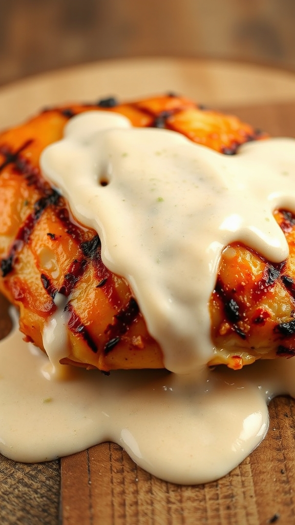 mix sauce rub chicken