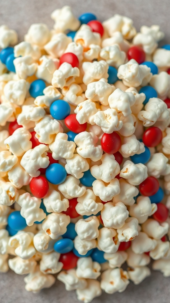 modern american patriotic popcorn