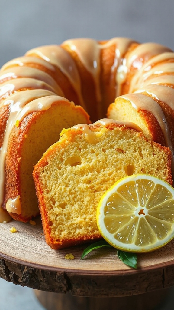moist lemon pound cake