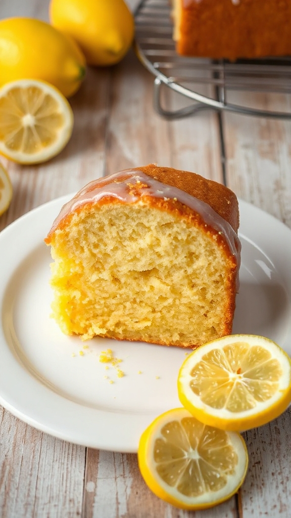 moist lemon pound cake
