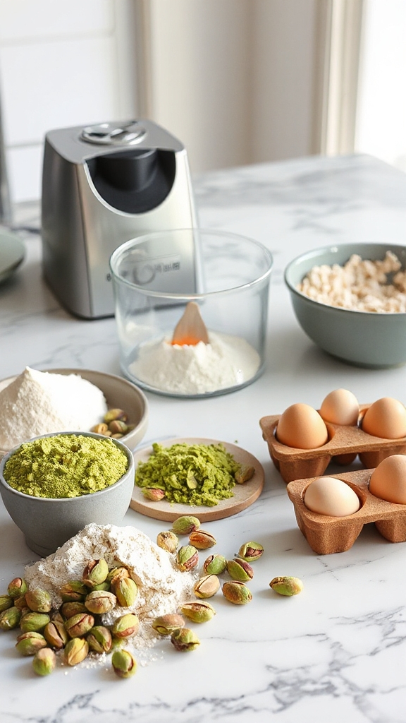 moist nutty green pistachio