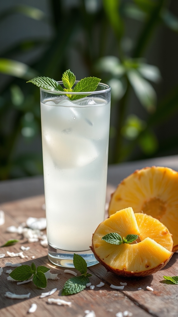 mojitos or coconut water
