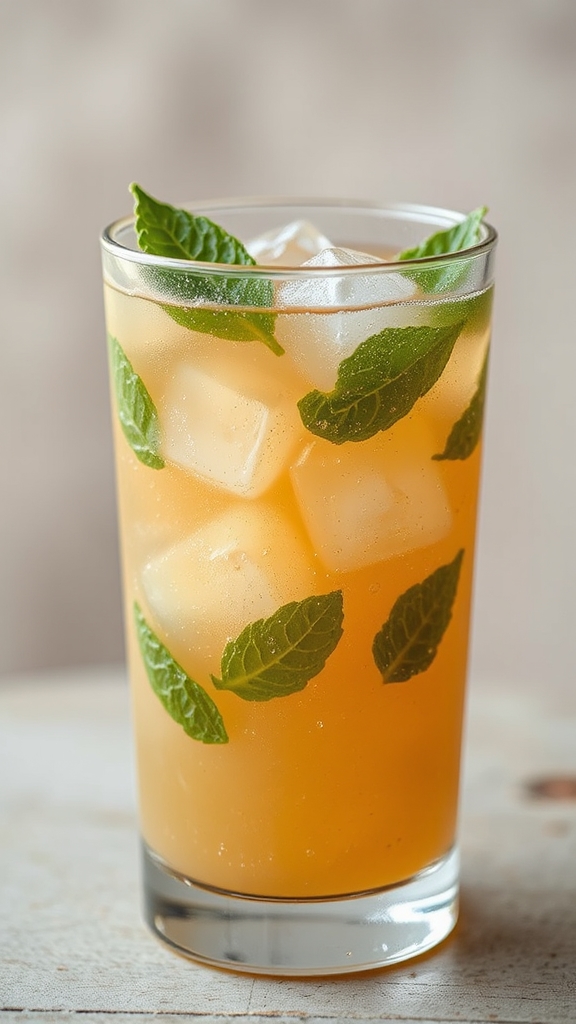 muddle mint add bourbon