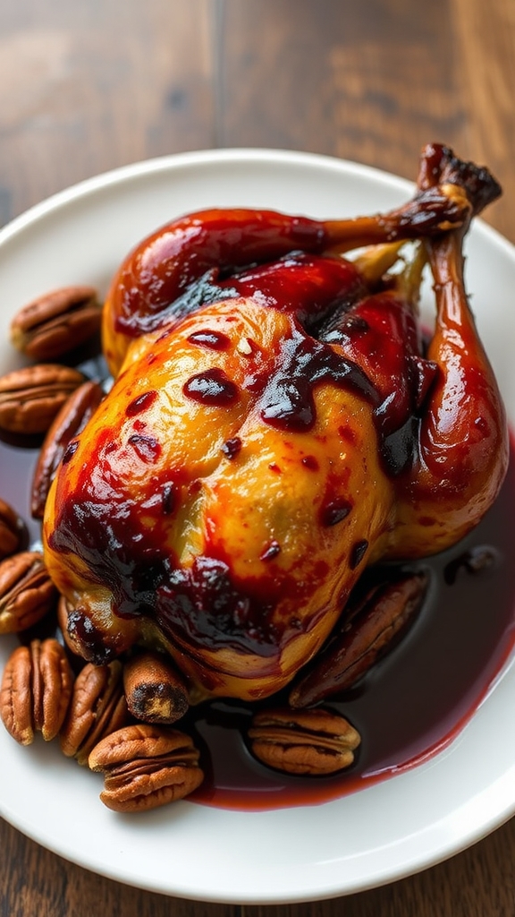 muscadine glazed quail tips