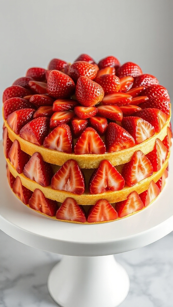 nationwide strawberry cake compote