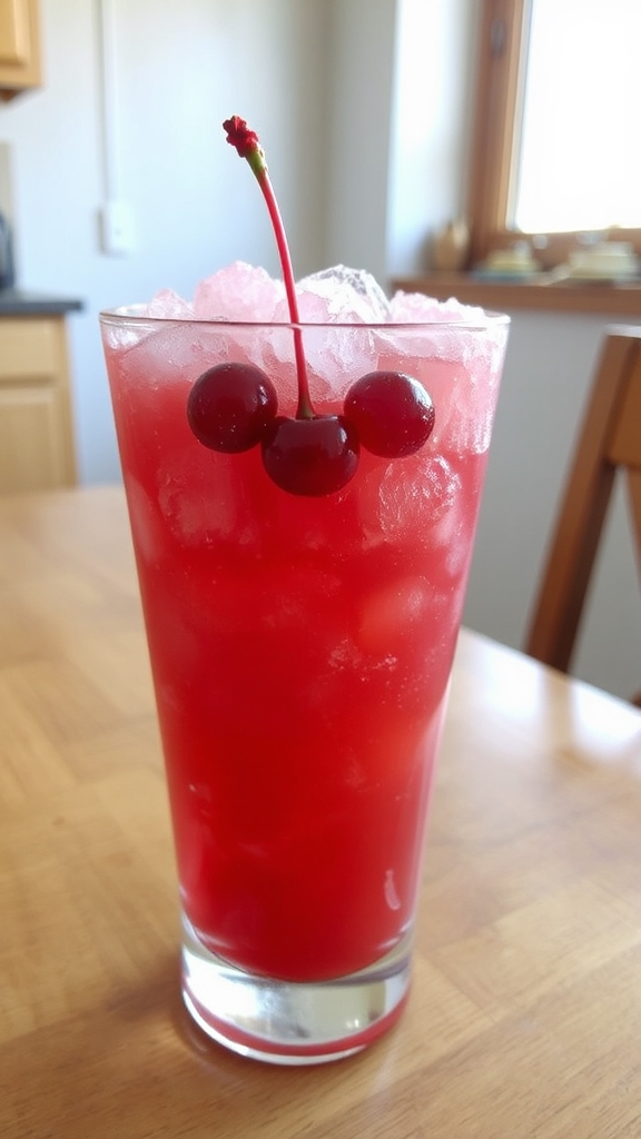 nebraska cherry kool aid slushie