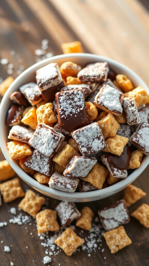 nebraska muddy buddies cereal treat