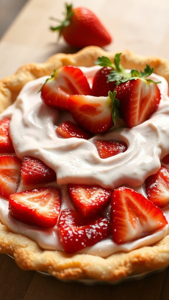 nebraska strawberry cream pie