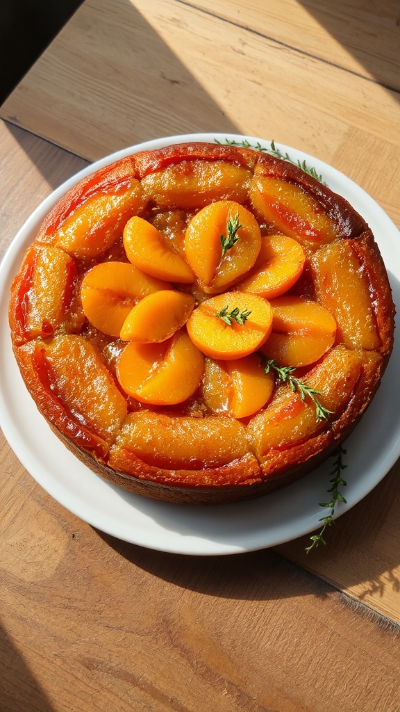 nectarine thyme cake recipe