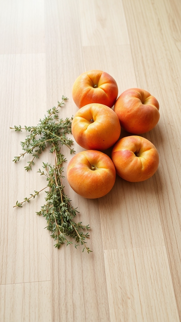 nectarines and thyme delight