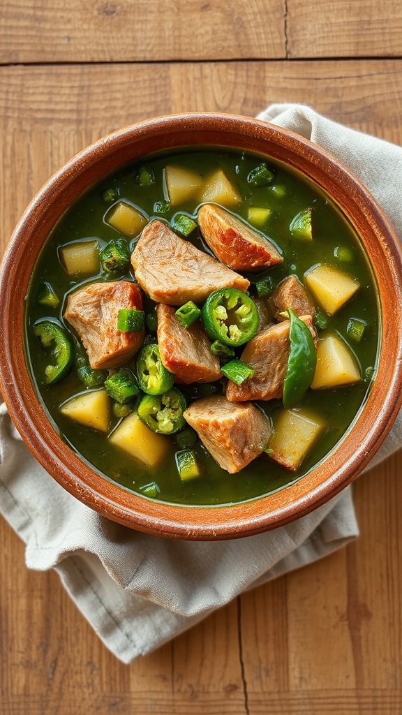 new mexico green chile stew