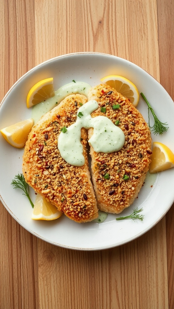 new york bagel crusted cod