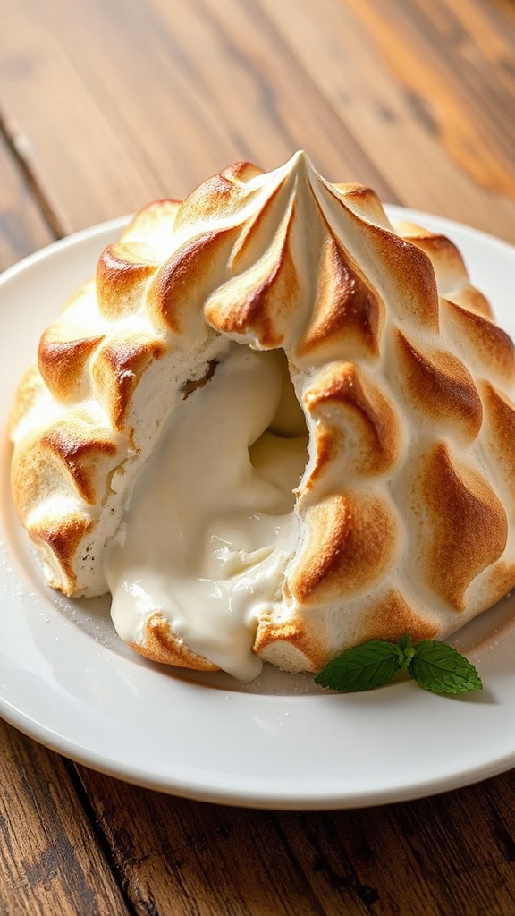 new york cake ice cream meringue
