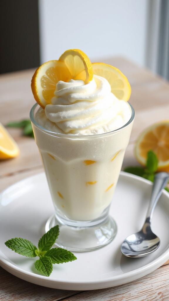 new york frozen lemon mousse