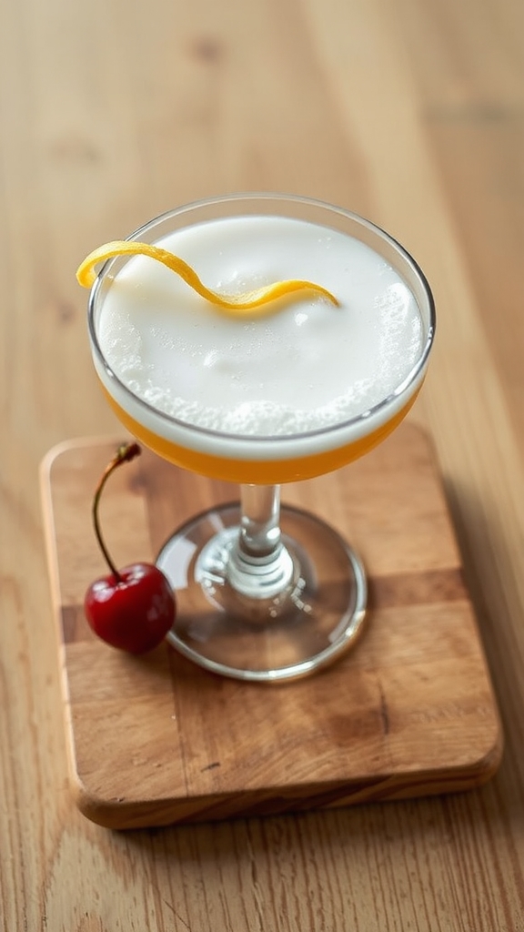 new york gin apricot drink