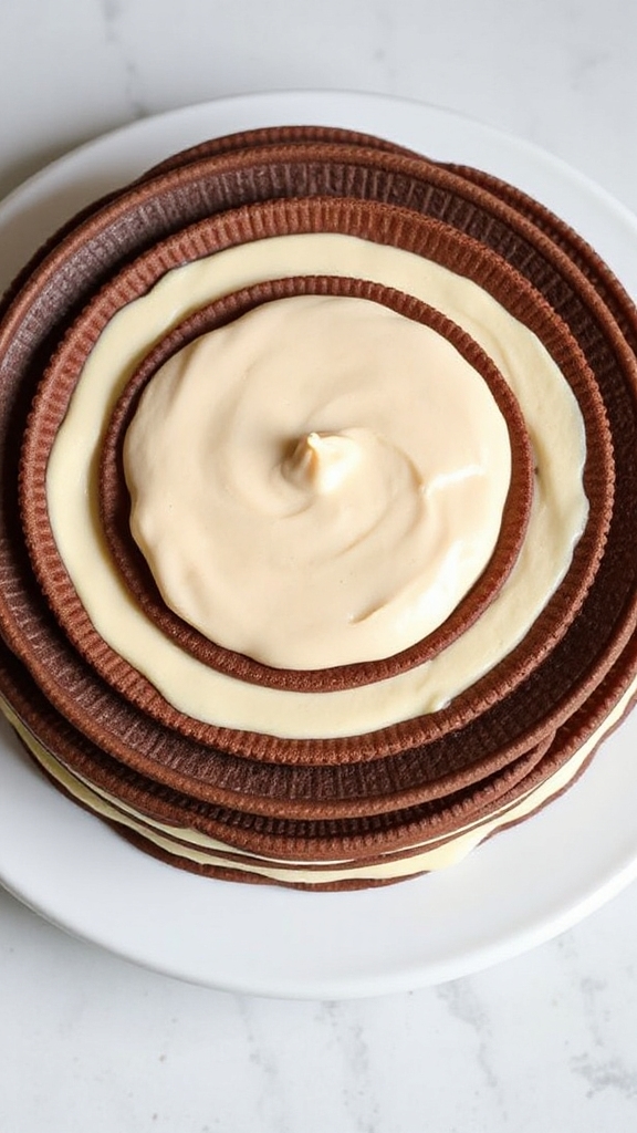 no bake chocolate wafer cake