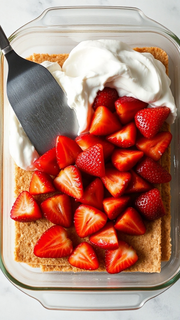 no bake layering chilling