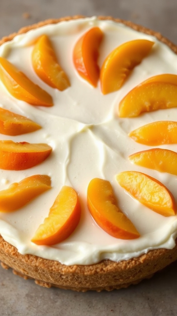 no bake peach cheesecake ingredients