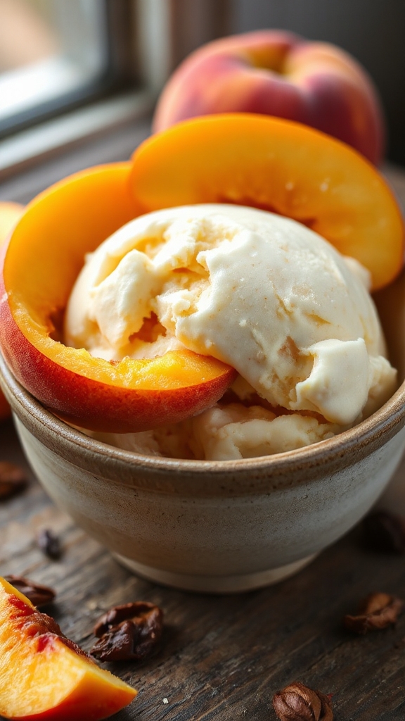 no churn peach from georgia