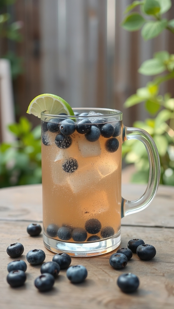 non alcoholic blueberry mule alternatives