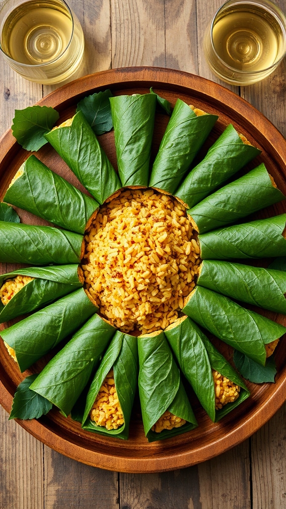 north carolina collard dolmas