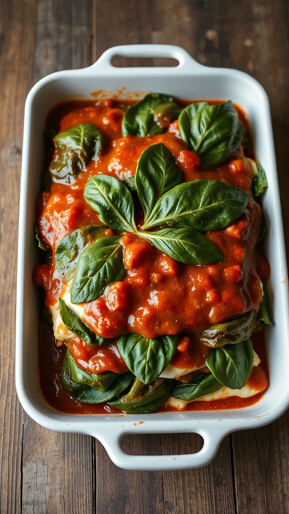 north carolina collard lasagna