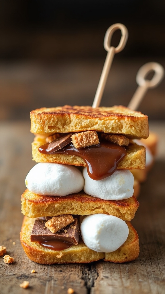 nostalgic american s mores fusion