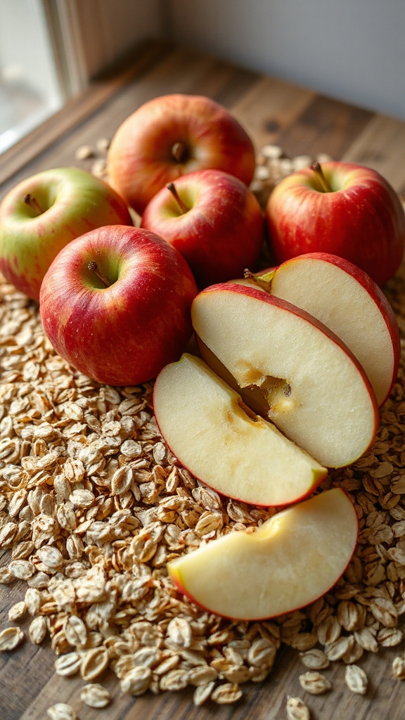 nutrient rich apples and oats