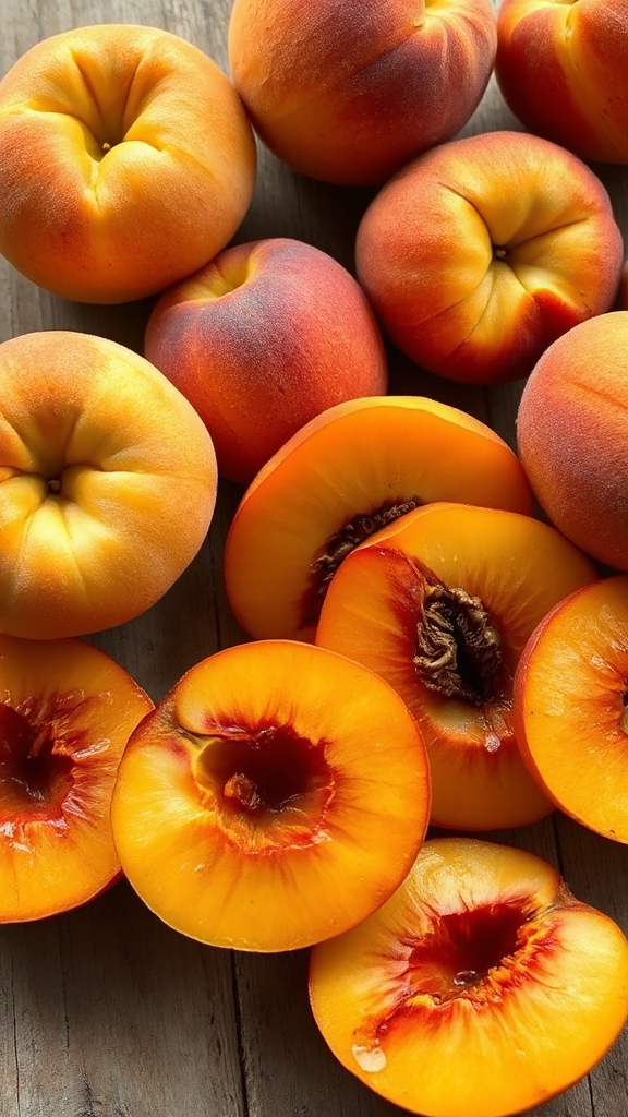 nutrient rich fresh peach skin
