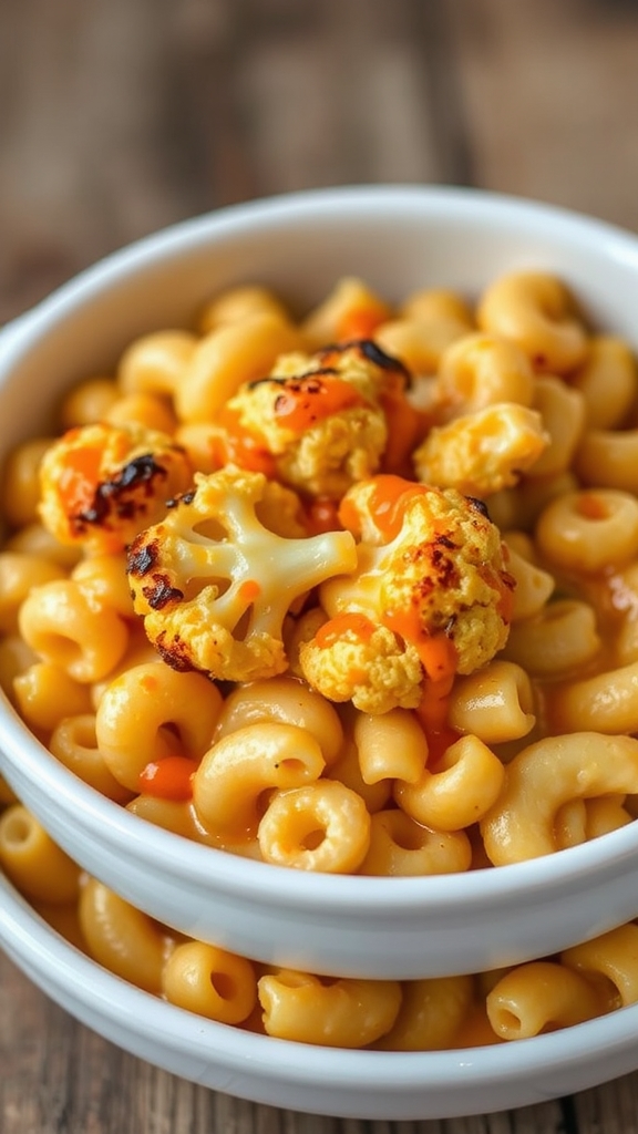 nutritious cauliflower mac servings