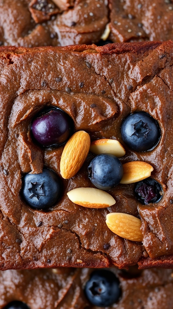 nutritious chia breakfast brownies