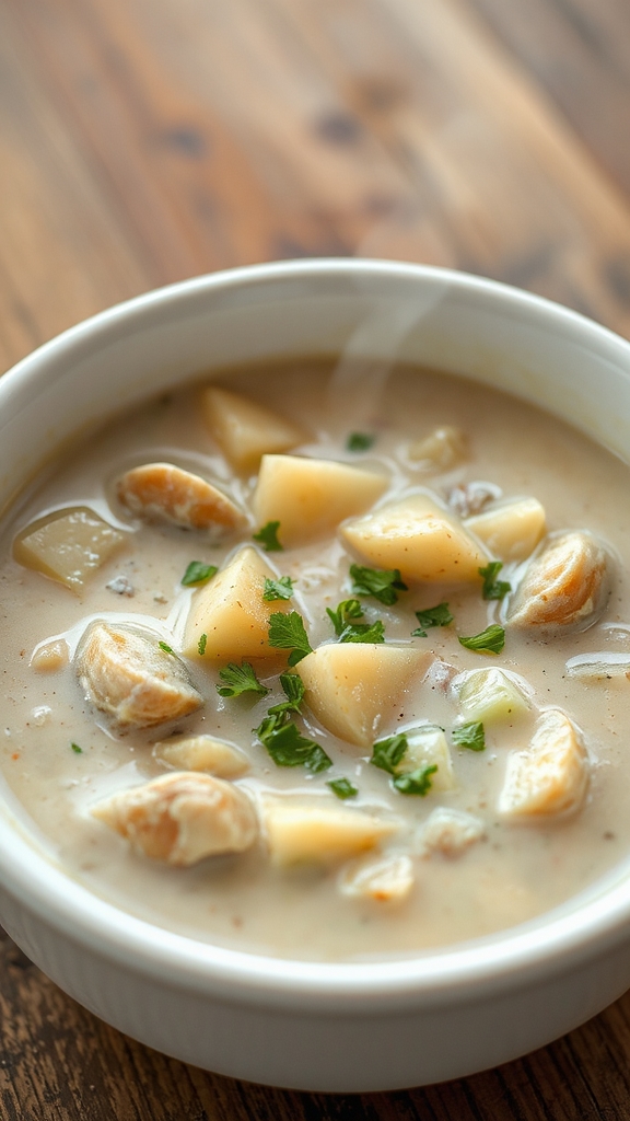 nutritious clam chowder highlights