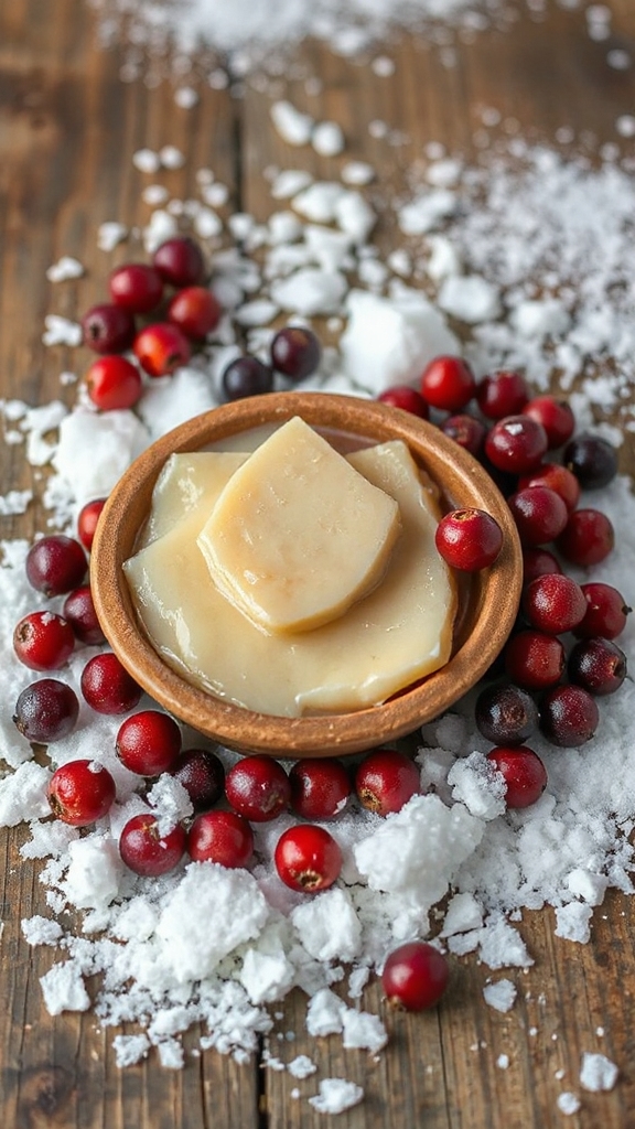 nutritious fat berries snow
