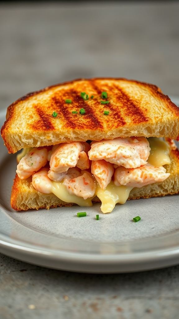 nutritious lobster grilled cheese