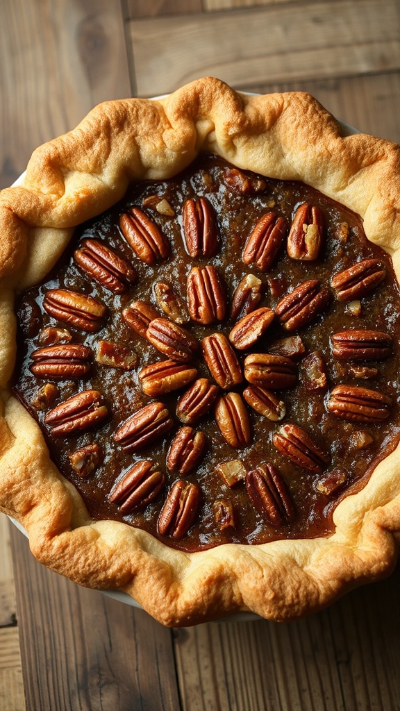 nutty southern pecan pie