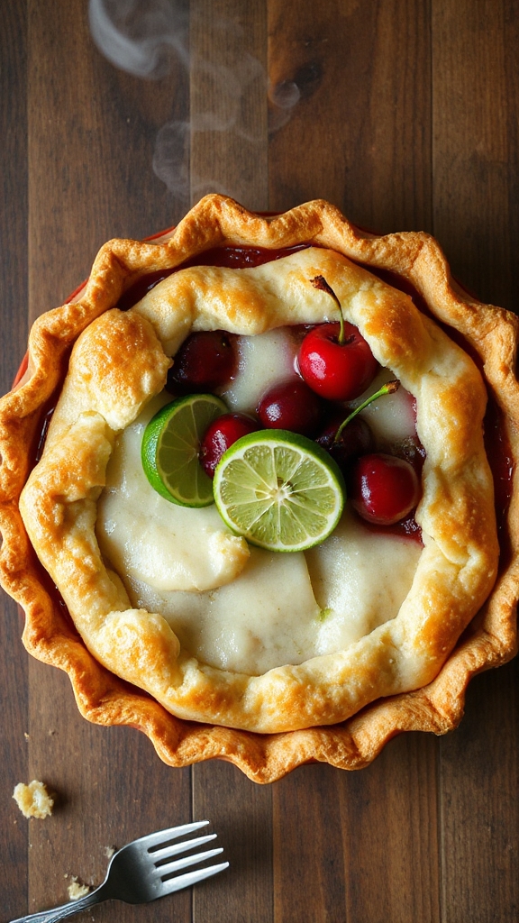 oklahoma cherry lime pie
