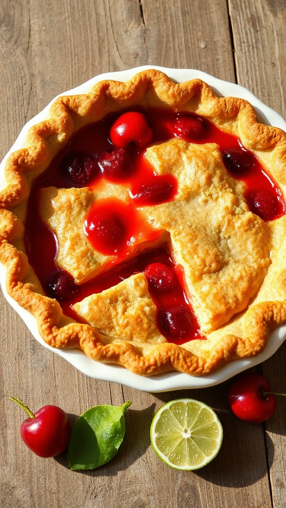 oklahoma s cherry lime pie