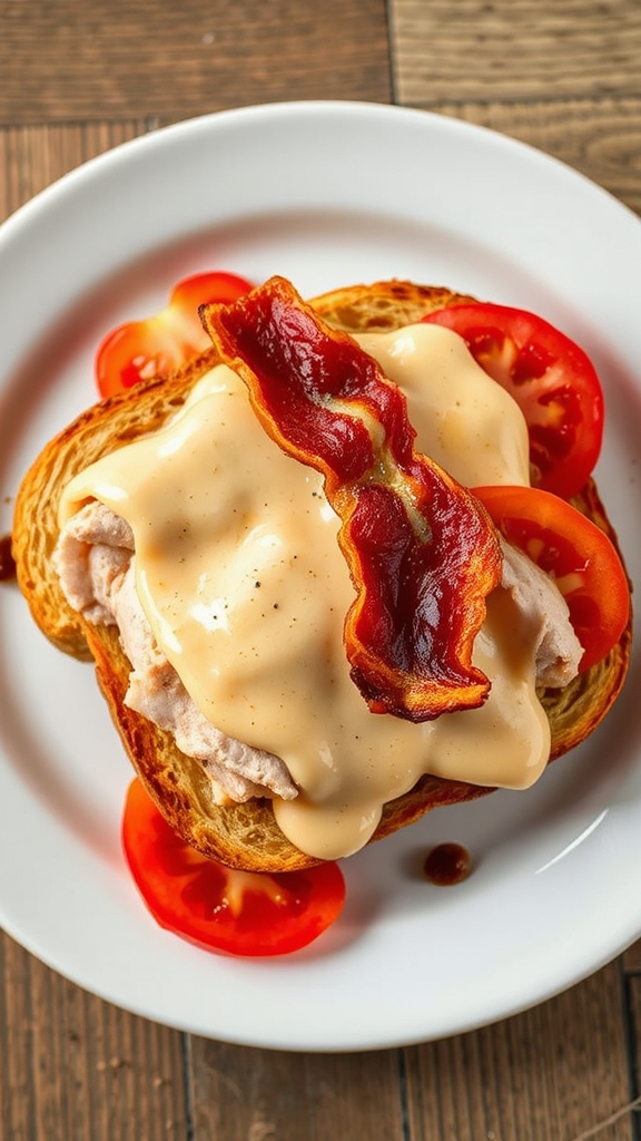 open faced kentucky hot brown