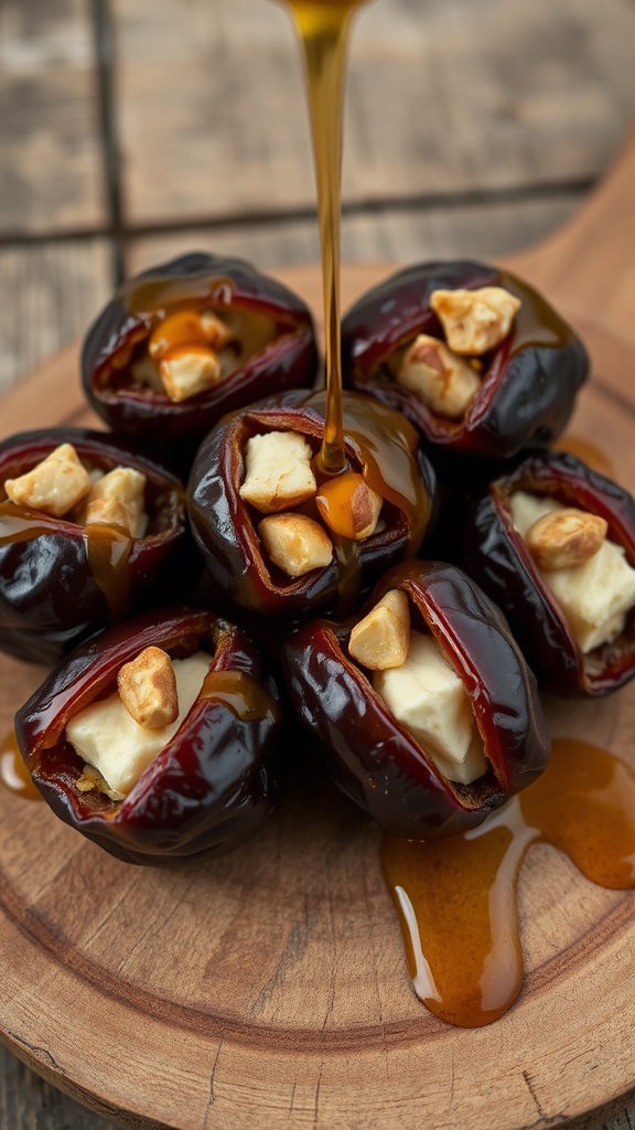 optionally chill stuffed dates