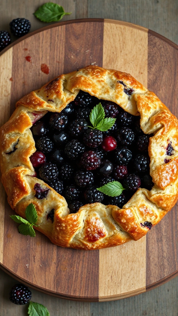 oregon rustic blackberry galette