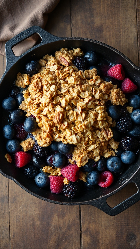 oregon skillet berry crumble
