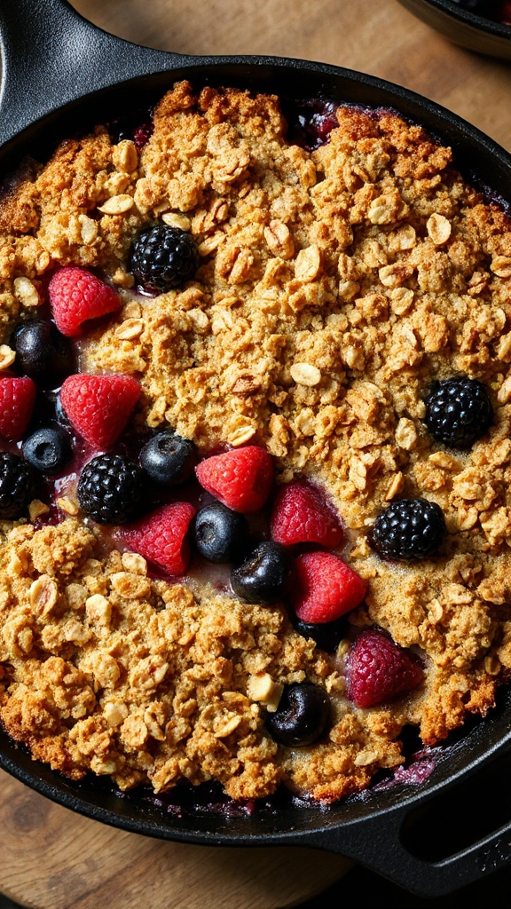 oregon skillet berry crumble